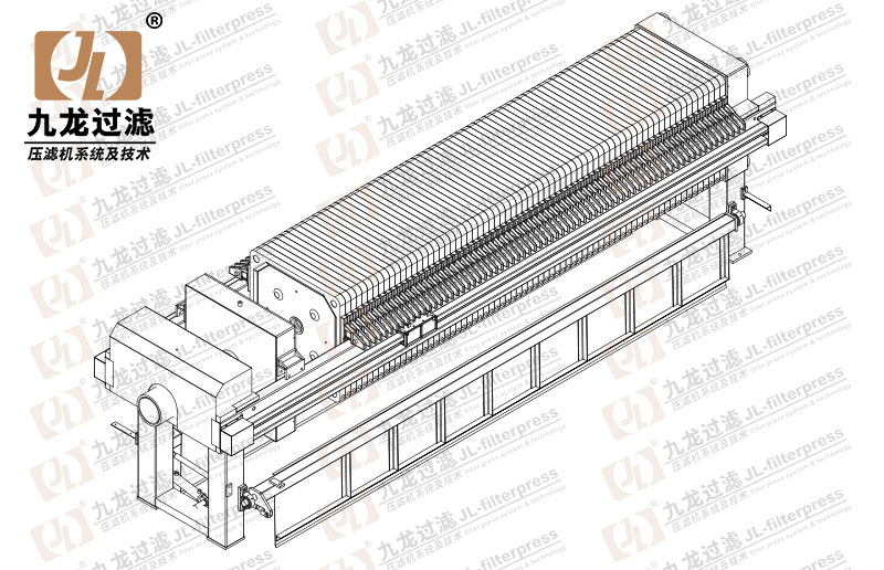XG1000隔膜（12bar）拉板翻板壓濾機