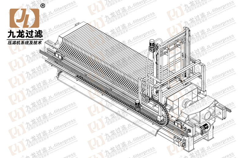 XG1500隔膜（16bar）自動清洗壓濾機